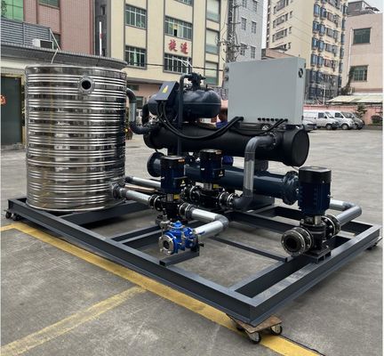 Máy làm mát nước JLSW-90D, Máy làm lạnh bằng nước vít cho ngành công nghiệp thủy sản