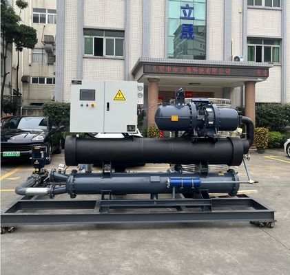 Máy làm mát nước JLSW-90D, Máy làm lạnh bằng nước vít cho ngành công nghiệp thủy sản