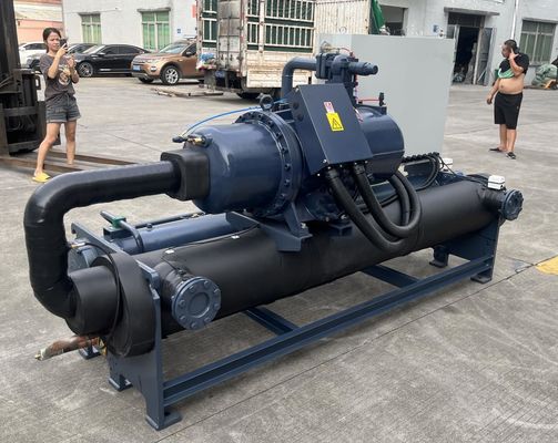 JLSW-105D Chiller vít làm mát bằng nước công nghiệp cho lò hút bụi nén nóng